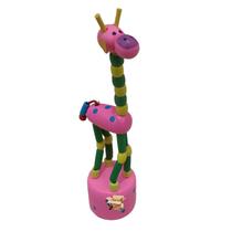 Brinquedo Retrô Mini Girafa Dançarina Mole Mole - RafaBox