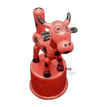 Brinquedo Retrô Mini Vaca Vaquinha Dançarina Mole Mole