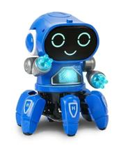 Brinquedo Robô 6 Patas Som Luzes E Movimento Brinquedo Robô 6 Patas Som Luzes E Movimento