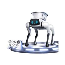 Brinquedo Robô Cão Inteligente Programável Com Cesta De Carga E Controle Remoto Para Presentes De Brinquedo Robô Cão Inteligente Programável Com Cesta De Carga E Controle Remoto Para Presentes De