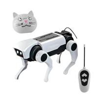Brinquedo Robô Cão Mecânico Com Controle Remoto Para Crianças, Conjunto Elétrico DIY Para Montagem