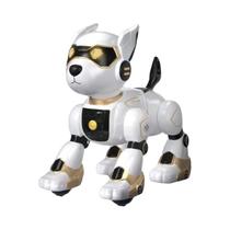 Brinquedo Robô Cão RC Programável Com Comando De Voz E Música Sensível Ao Toque Para Meninos E
