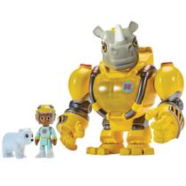 Brinquedo Robô da Equipe MekBots Rhino Mek com Kawhi e Urso Polar Brinquedo Robô da Equipe MekBots Rhino Mek com Kawhi e Urso Polar