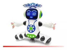 Brinquedo Robô Dança Gira 360 Graus Robot Som & Luz Yijun Brinquedo Robô Dança Gira 360 Graus Robot Som & Luz Yijun