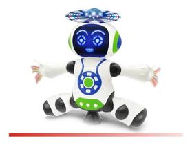 Brinquedo Robô Dança Gira 360 Graus Robot Som & Luz Yijun - DM TOYS