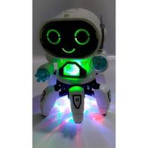 Brinquedo Robô dançante Com Som E Luz Uma Fofura