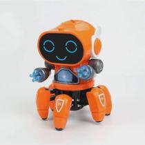 Brinquedo Robô Dançante Para Crianças, Com Luzes Piscando! - DM TOYS