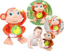 Brinquedo Robô Dançarino Divertido Macaco Som Luz Animados - Brinquedo Infantil