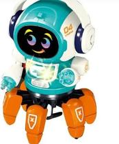 Brinquedo Robô Dançarino Infantil Dance Com Luzes E Sons. - toys king