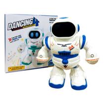 Brinquedo Robô Dançarino Toca Música e Dança Com Led's - Pica Pau