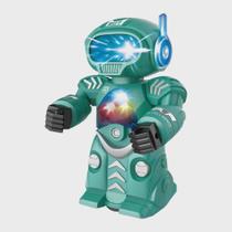 Brinquedo Robô Dançarino Universal Com Luz e som muito top.