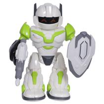 Brinquedo Robô Dominador Movimento Luz Led Brinquedo Robô Dominador Movimento Luz Led