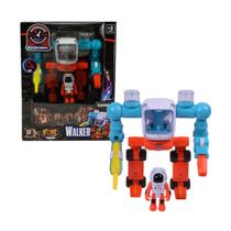 Brinquedo Robô espacial Astronauta Missão Marte Walker C/ Luz F0081-3 - Fun