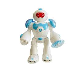 Brinquedo Robô Estelar Interativo Com Luzes E Sons(AZUL)