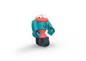 Brinquedo Robo Greenbot Formagnéticos Dican +3 anos