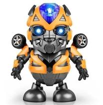 Brinquedo Robô Herói Dançarino Musical Com Luzes Som Brinquedo Robô Herói Dançarino Musical Com Luzes Som