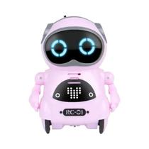 Brinquedo Robô Infantil Interativo Mini Com Reconhecimento De Voz Falando Cantando Dançando Contando