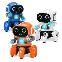 Brinquedo Robo Interativo Musical Inteligente Que Anda Danca
