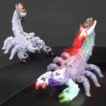 Brinquedo Robô Lenda do Escorpião Solta Fumaça Luz E Música. - Toy King