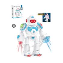 Brinquedo Robo Light Infantil Dançante Luz e Som Divertido