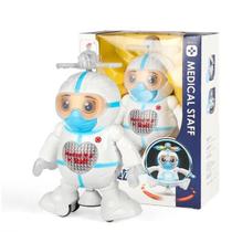 Brinquedo Robô Medical Staff Com Luzes Coloridas Som E Gira 360 Graus. - Toy King