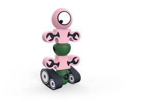 Brinquedo Robo Pinkbot Formagnéticos Dican +3 anos
