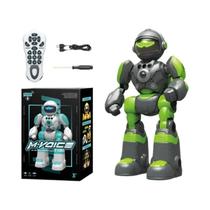 Brinquedo Robô RC Para Crianças Com Controle Por Voz E Gestos, Programação, Música E Dança, Presente