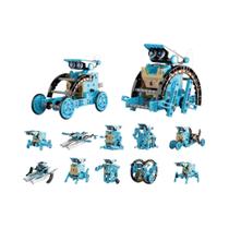 Brinquedo Robô Solar DIY Para Crianças 12 Em 1 Kit De Aprendizado De Construção De Experimentos