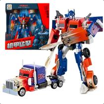 Brinquedo Robô Transform Opti Prime Caminhão 2 em 1 Carro e Robô Grande 42cm Infantil Alta Qualidade Brinquedo Robô Transform Opti Prime Caminhão 2 em 1 Carro e Robô Grande 42cm Infantil Alta Qualidade
