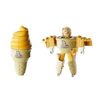 Brinquedo Robô Transformável Para Crianças Meninos E Meninas Simulação De Comida Hambúrguer Batatas