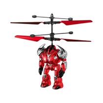 Brinquedo Robô Voador Infantil Luminescente Com Sensor De Gestos, Helicóptero RC Inteligente Com