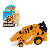 Brinquedo Robot Racerz Sonic Cheetah De Fricção +3 anos Multikids Amarelo - Br860