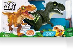 Brinquedo robótico T-Rex Robo Alive Attacking alimentado por bateria
