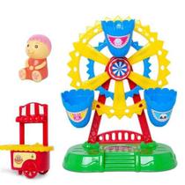 Brinquedo Roda Gigante Happy Families Com Pet