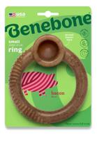Brinquedo Roer Morder Benebone Ring Bacon Pequeno
