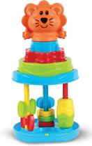 Brinquedo Rolinho com Diferentes Atividades Baby Roll Tower com Empilháveis Solapa Multicor Brinquedo Rolinho com Diferentes Atividades Baby Roll Tower com Empilháveis Solapa Multicor