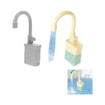 Brinquedo rotativo de substituição torneira, Brinquedos De Pia De Cozinha De Plástico, Água corrente