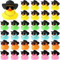Brinquedo Rubber Duck Squeaky Sotiff Cowgirl com acessórios 48 conjuntos