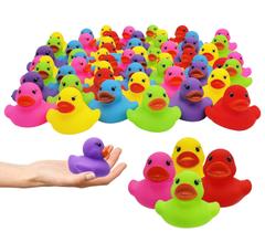 Brinquedo Rubber Duck The Dreidel Company Classic 2", pacote com 100