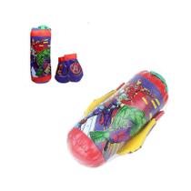 Brinquedo Saco De Pancada E Luvas Infantil Avengers