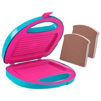 Brinquedo Sanduicheira Le Chef Kit Cozinha Infantil Colorida Para Menina Com Torradas