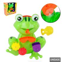 Brinquedo Sapo de Plástico 2 Pçs Para Banho Colors - Tudo em Caixa