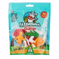 Brinquedo Saquinho Fazendinha Com 10 Figuras 6838 Gulliver Brinquedo Saquinho Fazendinha Com 10 Figuras 6838 Gulliver
