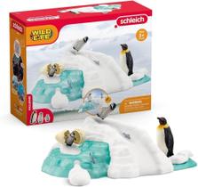 Brinquedo Schleich Penguin Family Fun com gangorra de gelo para crianças a partir de 3 anos Brinquedo Schleich Penguin Family Fun com gangorra de gelo para crianças a partir de 3 anos