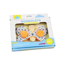 Brinquedo Sensorial - Borboleta, da Lume, de Madeira e Tecido - Cód. LM72