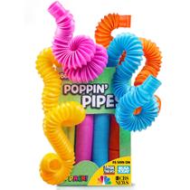 Brinquedo sensorial BUNMO Pop Tubes, pacote com 30 para crianças a partir de 3 anos