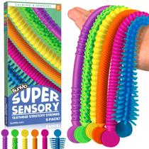 Brinquedo sensorial BUNMO Stretchy Sensory Strings Kids, pacote com 6