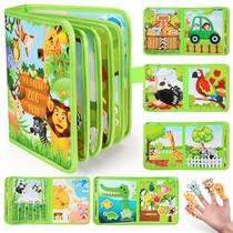 Brinquedo sensorial Busy Book Asten My First Zoo Trip de 1 a 3 anos Brinquedo sensorial Busy Book Asten My First Zoo Trip de 1 a 3 anos