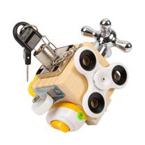 Brinquedo sensorial Busy Cube lonfypeng para crianças de 3 anos