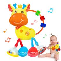 Brinquedo sensorial Coqin Baby Musical Stuffed Animal 0-6 3-6 meses Brinquedo sensorial Coqin Baby Musical Stuffed Animal 0-6 3-6 meses